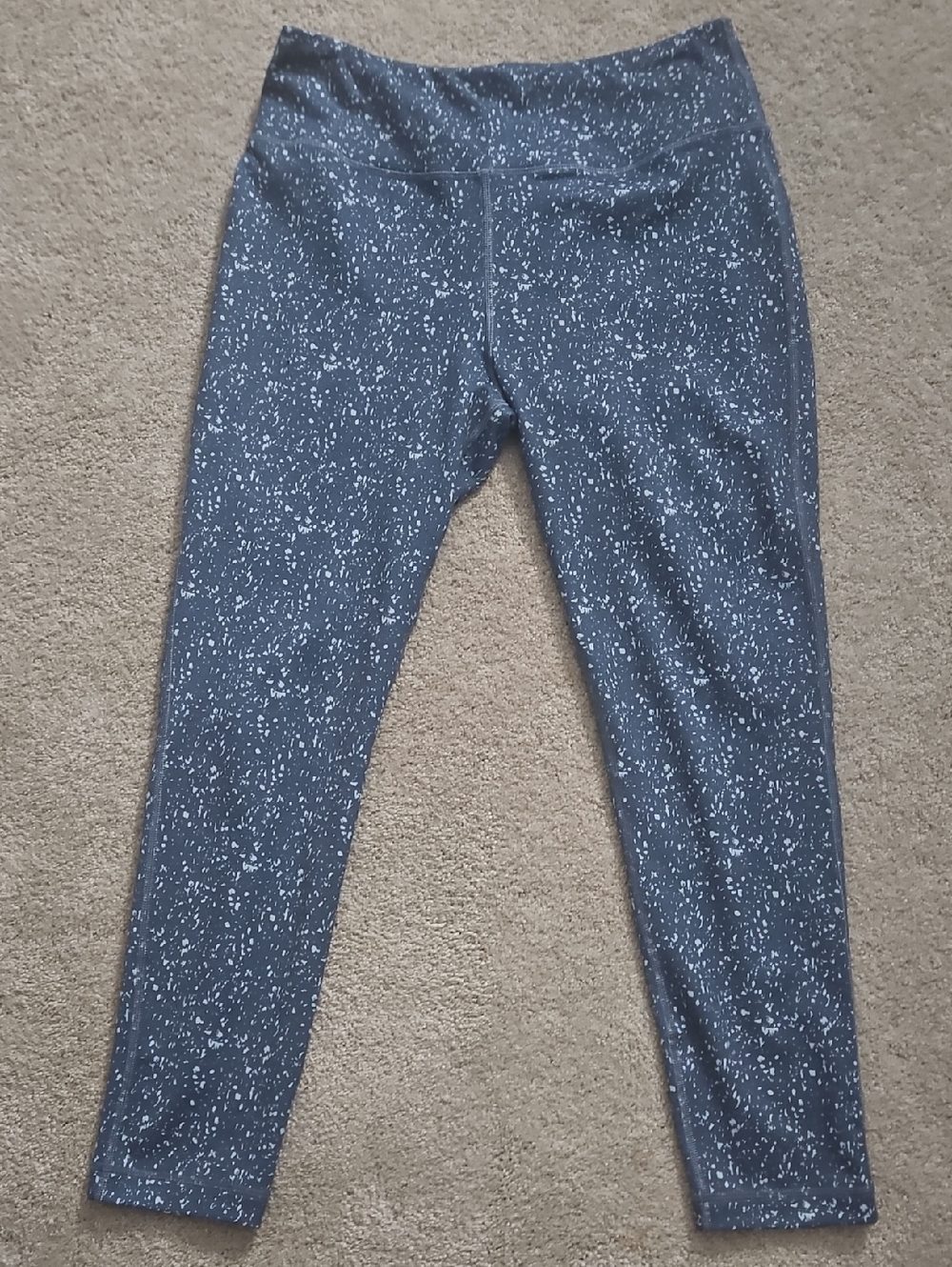 Vineyard Vines Navy Speckle High-Waist Leggings